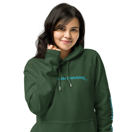 Unisex eco raglan hoodie
