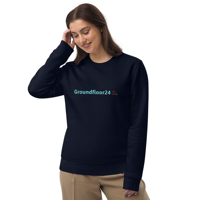 Unisex eco sweatshirt with Groundfloor24 Logo