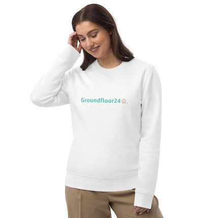 Unisex eco sweatshirt with Groundfloor24 Logo