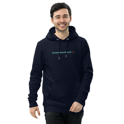 Unisex essential eco hoodie Groundfloorview24 with House