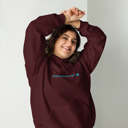 Unisex Hoodie with Real Estate Matching24 Logo
