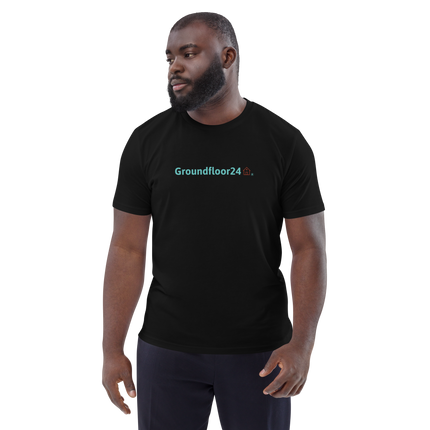 Unisex organic cotton t-shirt with Groundfloor24 Logo