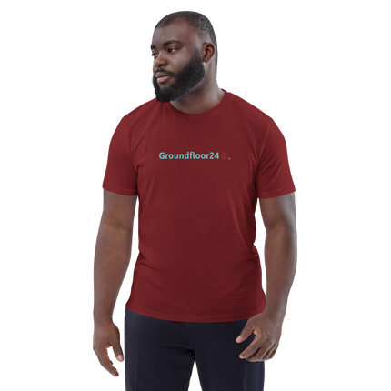 Unisex organic cotton t-shirt with Groundfloor24 Logo