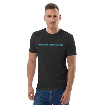 Unisex organic cotton t-shirt with Real Estate Matching24 Logo