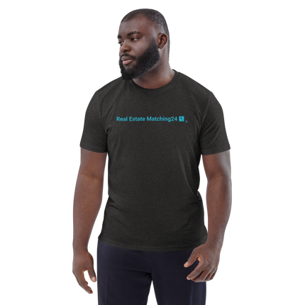 Unisex organic cotton t-shirt with Real Estate Matching24 Logo