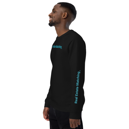 Unisex organic raglan sweatshirt