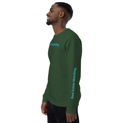 Unisex organic raglan sweatshirt