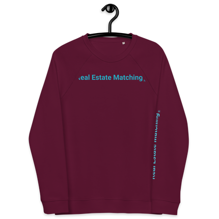 Unisex organic raglan sweatshirt