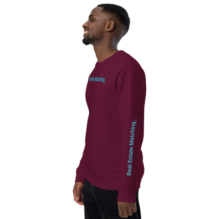 Unisex organic raglan sweatshirt