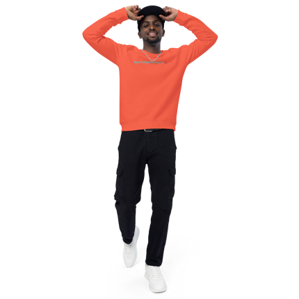 Unisex organic raglan sweatshirt with Real Estate Partner24 Logo