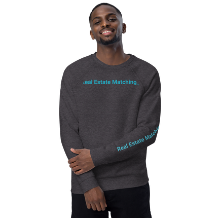 Unisex organic raglan sweatshirt