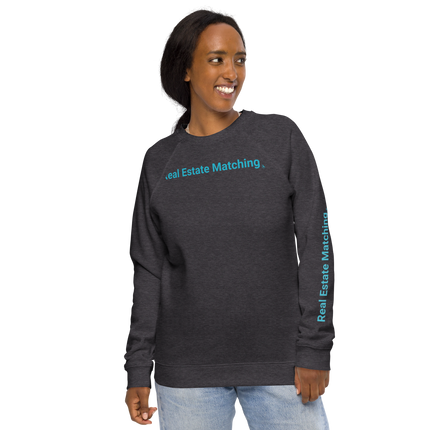 Unisex organic raglan sweatshirt