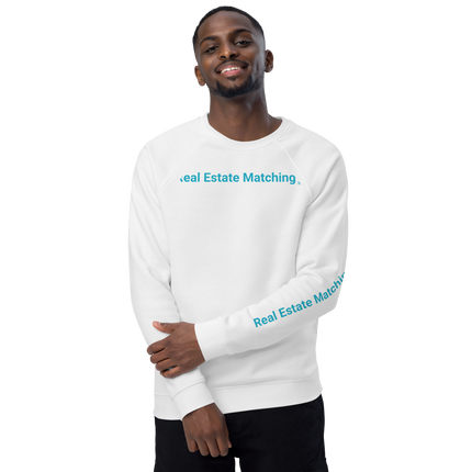 Unisex organic raglan sweatshirt