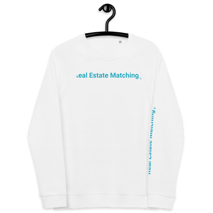 Unisex organic raglan sweatshirt