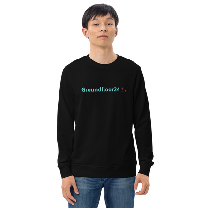 Unisex organic sweatshirt with Groundfloor24 Logo