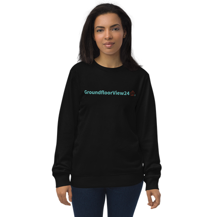Unisex organic sweatshirt Groundfloorview24 with House