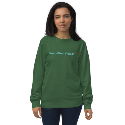 Unisex organic sweatshirt Groundfloorview24 with House
