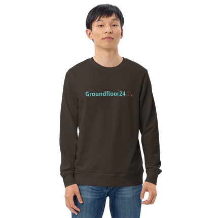 Unisex organic sweatshirt with Groundfloor24 Logo