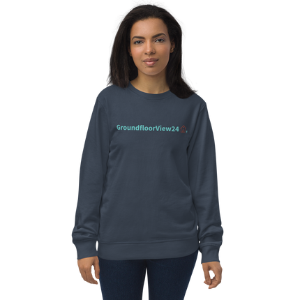 Unisex organic sweatshirt Groundfloorview24 with House