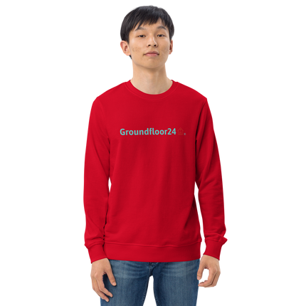 Unisex organic sweatshirt with Groundfloor24 Logo