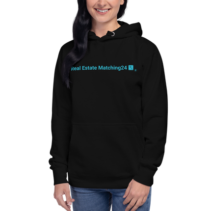 Unisex Hoodie with Real Estate Matching24 Logo