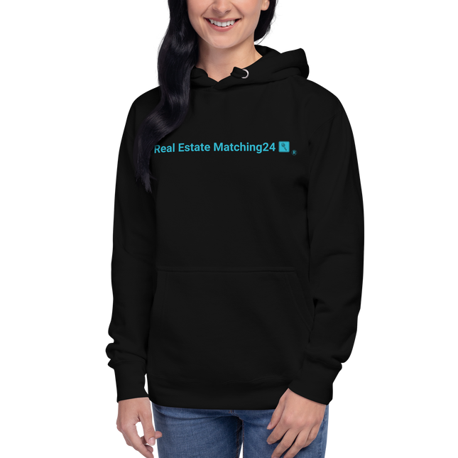Unisex Hoodie with Real Estate Matching24 Logo