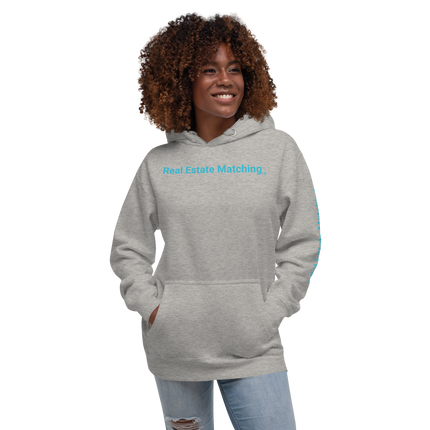 Unisex Hoodie with Real Estate Matching Logo