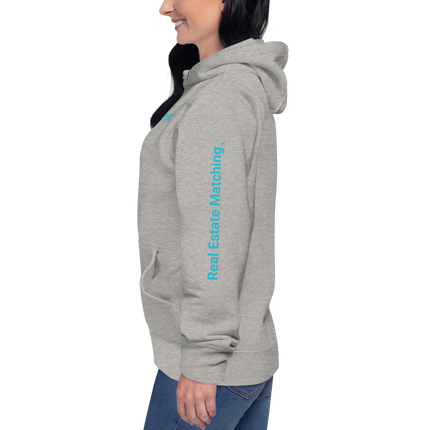 Unisex Hoodie with Real Estate Matching Logo