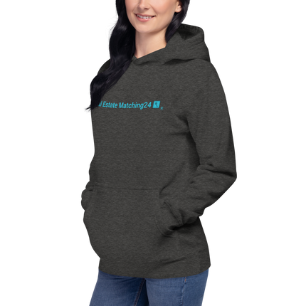 Unisex Hoodie with Real Estate Matching24 Logo