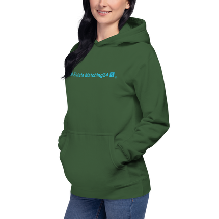 Unisex Hoodie with Real Estate Matching24 Logo