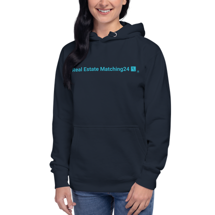 Unisex Hoodie with Real Estate Matching24 Logo