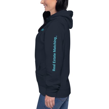Unisex Hoodie with Real Estate Matching Logo
