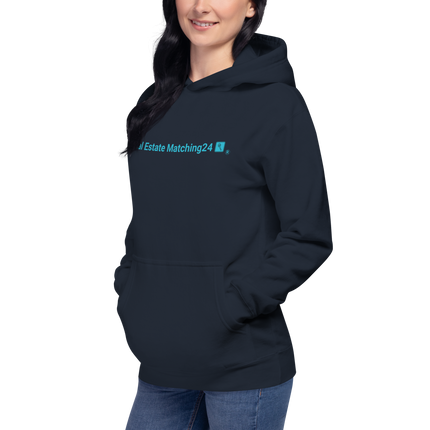 Unisex Hoodie with Real Estate Matching24 Logo