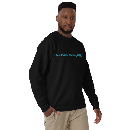 Unisex Premium Sweatshirt with Real Estate Matching24 Logo