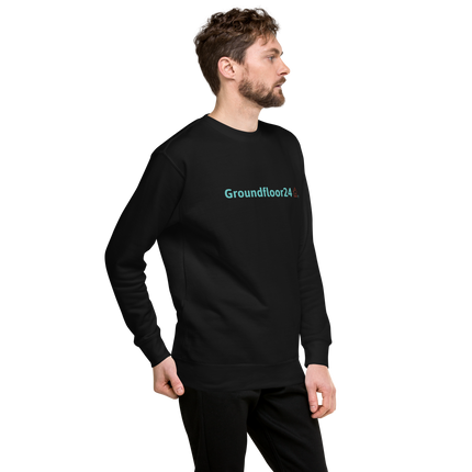 Unisex Premium Sweatshirt with Groundfloor24 Logo