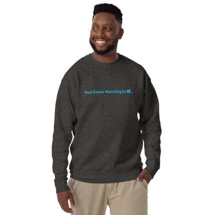 Unisex Premium Sweatshirt with Real Estate Matching24 Logo