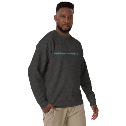 Unisex Premium Sweatshirt with Real Estate Matching24 Logo