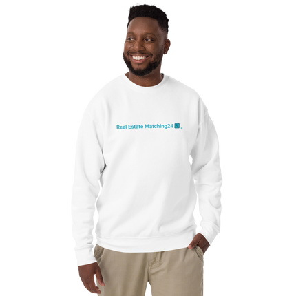 Unisex Premium Sweatshirt with Real Estate Matching24 Logo