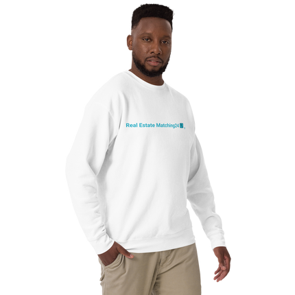 Unisex Premium Sweatshirt with Real Estate Matching24 Logo