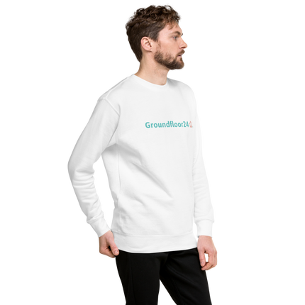 Unisex Premium Sweatshirt with Groundfloor24 Logo