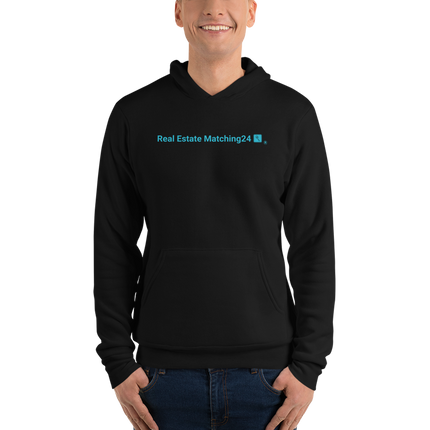 Unisex hoodie with Real Estate Matching24 Logo