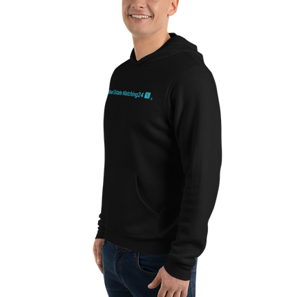 Unisex hoodie with Real Estate Matching24 Logo