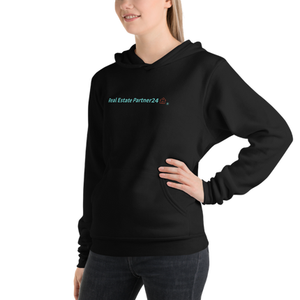 Unisex hoodie with Real Estate Partner24 Logo