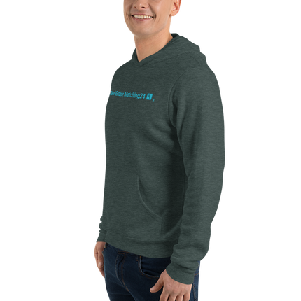 Unisex hoodie with Real Estate Matching24 Logo