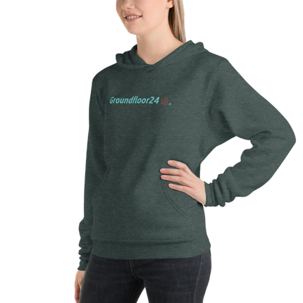 Unisex hoodie with Groundfloor24 Logo
