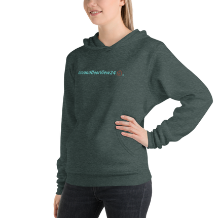 Unisex hoodie Groundfloorview24 with House