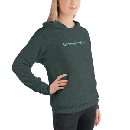 Unisex hoodie with Groundfloor24 Logo