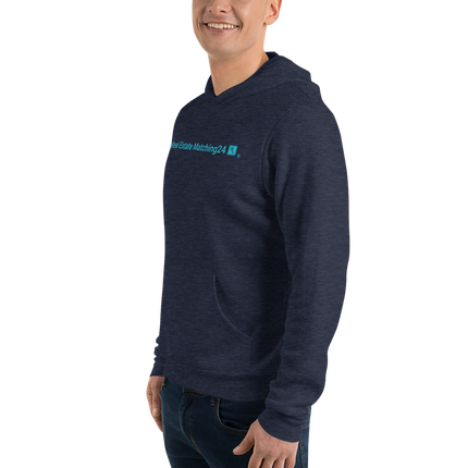 Unisex hoodie with Real Estate Matching24 Logo