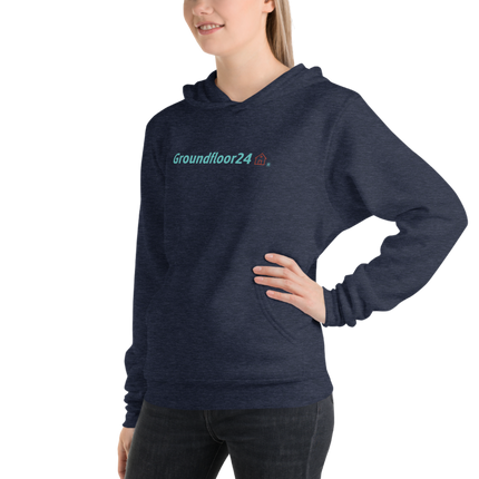 Unisex hoodie with Groundfloor24 Logo