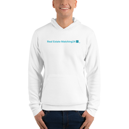 Unisex hoodie with Real Estate Matching24 Logo